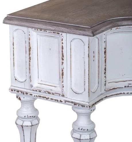 Liberty Magnolia Manor Antique White/Weathered Bark Console Table 8 Liberty Magnolia Manor Antique White/Weathered Bark Console Table - Image 8