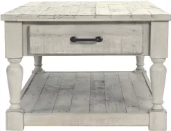 Signature Design By Ashley® Shawnalore Whitewash Coffee Table -Furniture comprehensive store 37593527 b6d0 4363 bd83 935d2f4e5e30