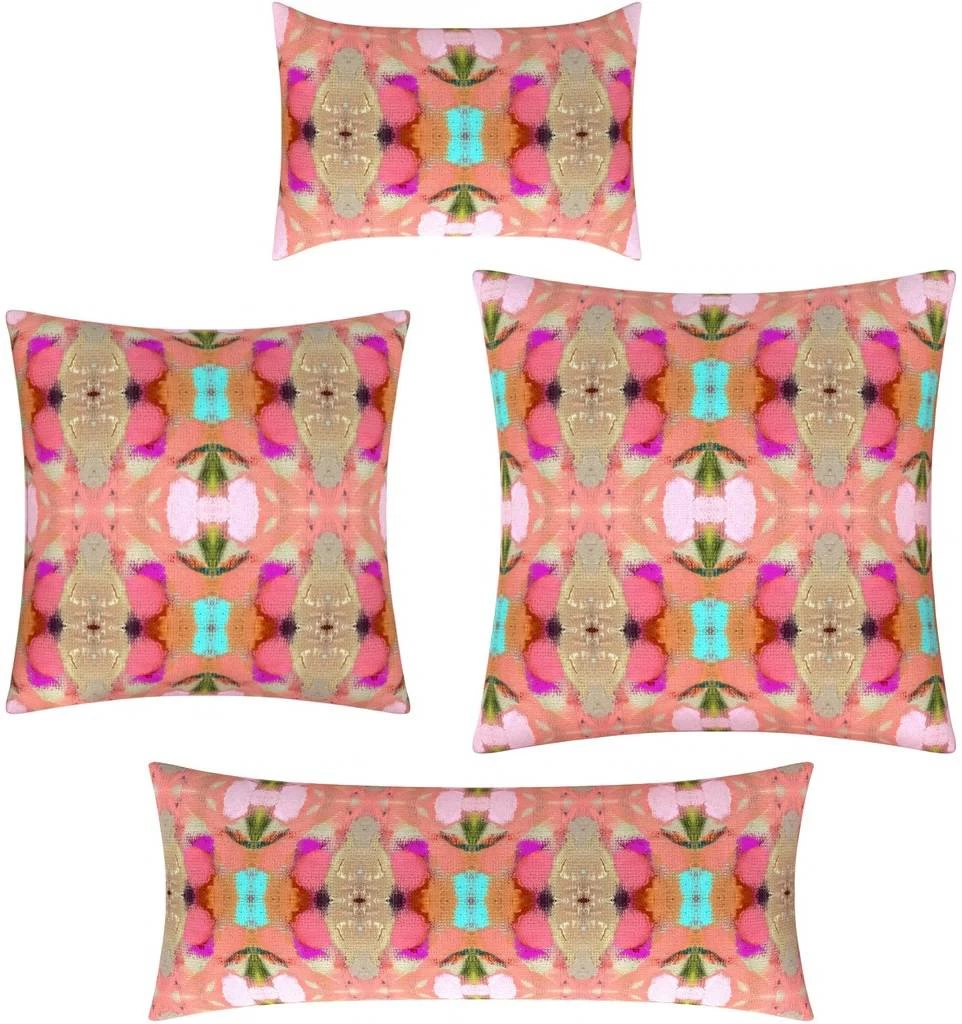 Laura Park Designs Turkish Delight Pink 14" X 20" Pillow 4 Laura Park Designs Turkish Delight Pink 14" X 20" Pillow - Image 4