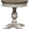 Liberty Heartland Antique White Side Table