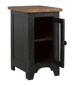 Signature Design By Ashley® Valebeck Two-Tone Chairside End Table -Furniture comprehensive store 37e109f3 6c64 4127 95e8 7608895da436