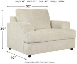 Signature Design By Ashley® Soletren Stone Chair And A Half 9 Signature Design By Ashley® Soletren Stone Chair And A Half -Furniture comprehensive store 392bb88c caba 46df 9e26 66d6583ba2c2