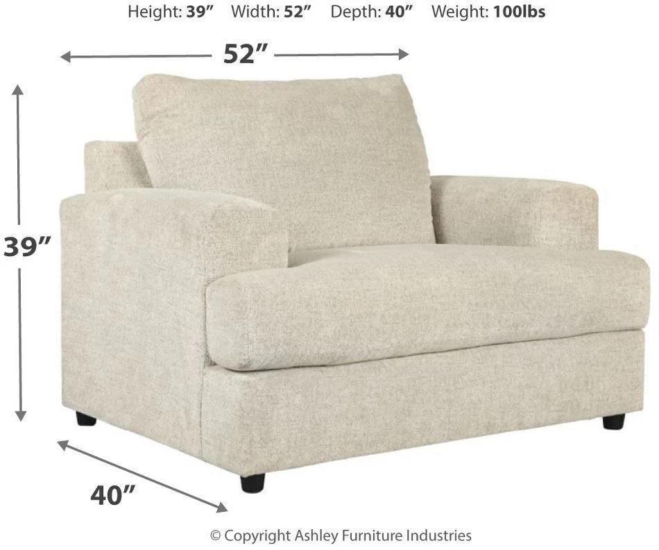 Signature Design By Ashley® Soletren Stone Chair And A Half 4 Signature Design By Ashley® Soletren Stone Chair And A Half - Image 4