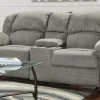 Affordable Furniture Allure Grey Reclining Loveseat