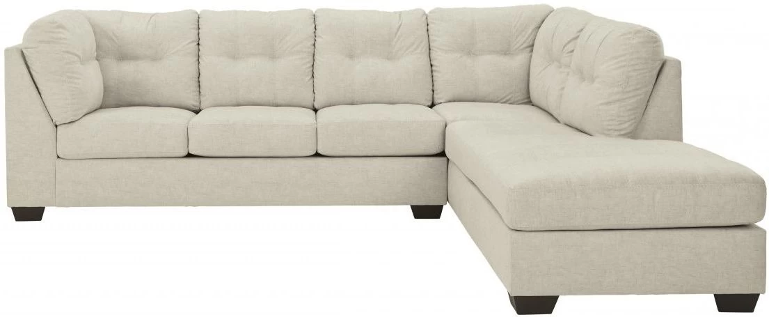 Benchcraft® Falkirk 2-Piece Parchment Sectional With Chaise
