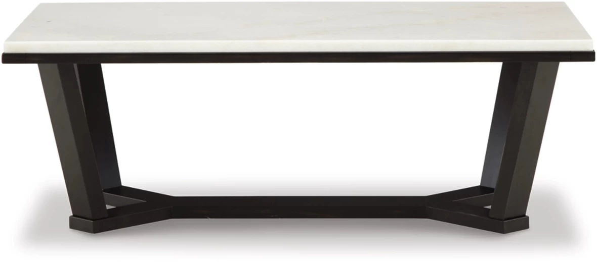 Signature Design By Ashley® Fostead White/Espresso Coffee Table 2 Signature Design By Ashley® Fostead White/Espresso Coffee Table - Image 2