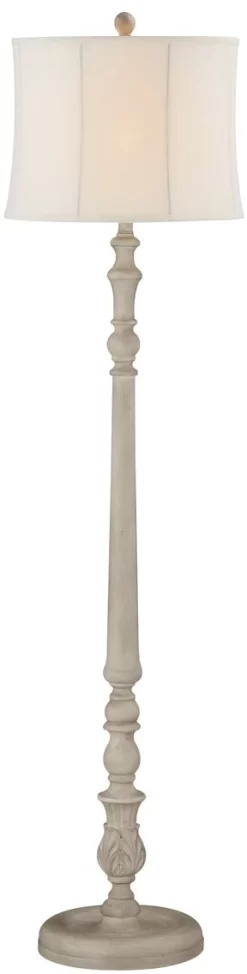 Forty West Homer Gray Floor Lamp