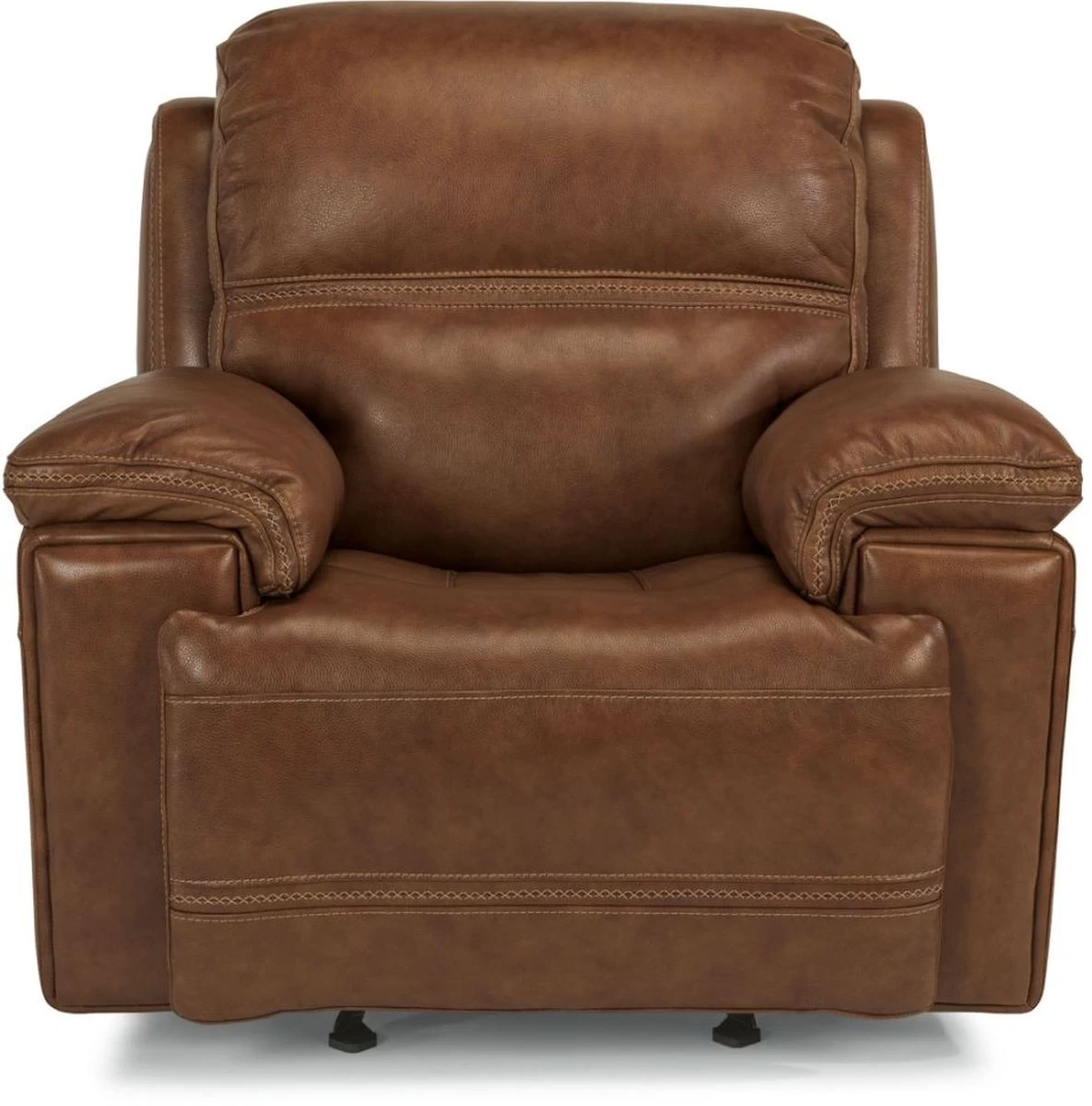 Flexsteel® Fenwick Brown Leather Power Gliding Recliner With Power Headrest 5 Flexsteel® Fenwick Brown Leather Power Gliding Recliner With Power Headrest - Image 5
