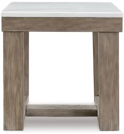 Signature Design By Ashley® Loyaska Brown/Ivory End Table -Furniture comprehensive store 3ae4b99e a8cd 4868 a2be 40feff33b495