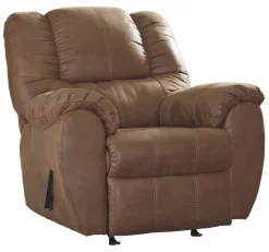 Signature Design By Ashley® McGann Saddle Rocker Recliner -Furniture comprehensive store 3b50eb77 53b0 4d4d a641 f90b5a5725be