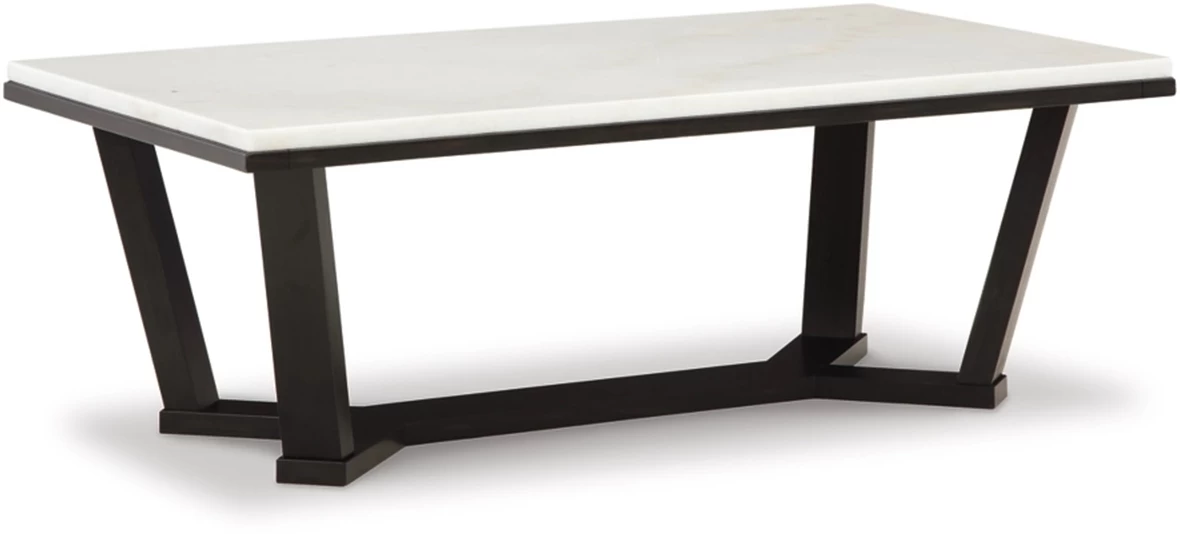 Signature Design By Ashley® Fostead White/Espresso Coffee Table 1 Signature Design By Ashley® Fostead White/Espresso Coffee Table