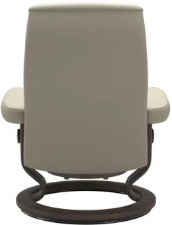 Stressless® By Ekornes® Opal Light Grey Small All Leather Recliner With Footstool -Furniture comprehensive store 3d160238 1cb7 4c69 96b5 7923c799c6bf