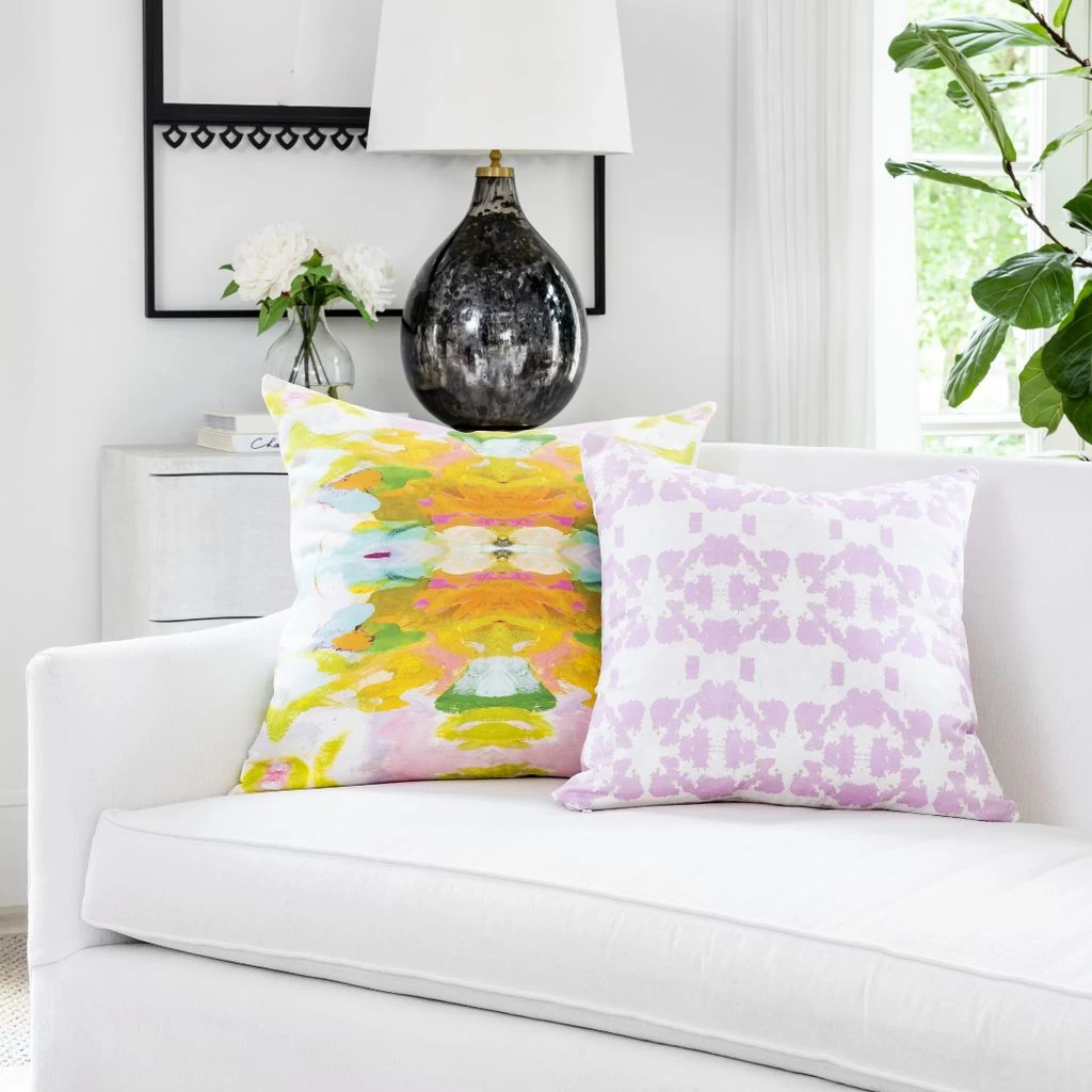 Laura Park Designs Mosaic Lavender 22" X 22" Pillow 2 Laura Park Designs Mosaic Lavender 22" X 22" Pillow - Image 2