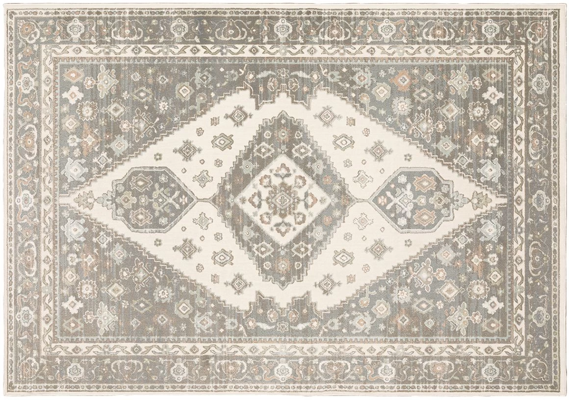 Oriental Weavers™ Capistrano Gray/Tan 10'x13' Rug 1 Oriental Weavers™ Capistrano Gray/Tan 10'x13' Rug