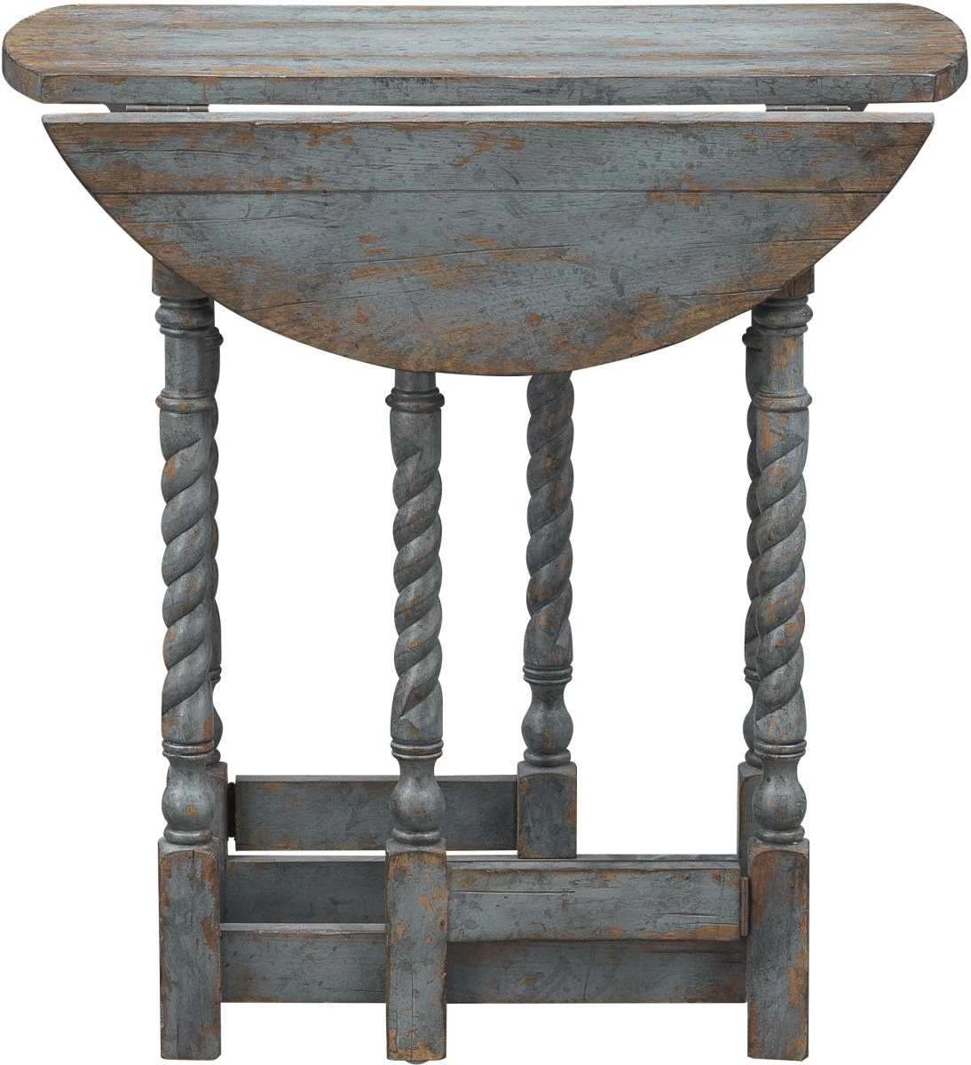 Coast2Coast Home™ Whitney Roxanna Aged Blue Accent Side Table 5 Coast2Coast Home™ Whitney Roxanna Aged Blue Accent Side Table - Image 5