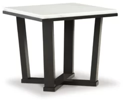 Signature Design By Ashley® Fostead White/Espresso End Table