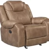 Elements International Falcon Stone Glider Recliner