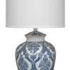 Bassett Mirror Camden Blue/White Table Lamp