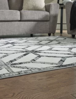 Signature Design By Ashley® Reidland Black/Cream/Gray 5' X 7' Medium Area Rug 6 Signature Design By Ashley® Reidland Black/Cream/Gray 5' X 7' Medium Area Rug -Furniture comprehensive store 3f49b6ce bba7 4621 af49 973af867be9a