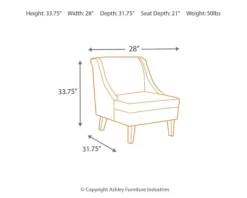 Signature Design By Ashley® Clarinda Gray Accent Chair 10 Signature Design By Ashley® Clarinda Gray Accent Chair -Furniture comprehensive store 410ce7c0 5314 453c 97cb 3ec7863a2fbc