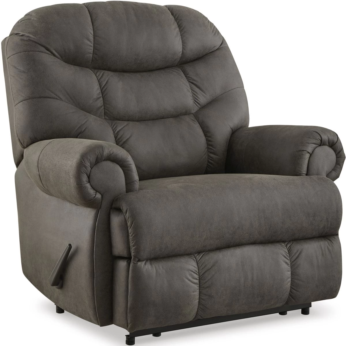 Signature Design By Ashley® Camera Time Gunmetal Manual Recliner 1 Signature Design By Ashley® Camera Time Gunmetal Manual Recliner