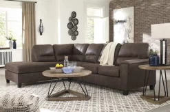 Signature Design By Ashley® Navi 2-Piece Chestnut Right-Arm Facing Sectional With Chaise -Furniture comprehensive store 42b65a8a d3c8 41b5 8604 e17bdbf49d7c