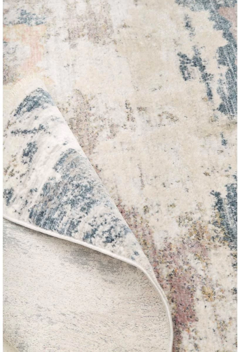 Feizy Kyra Beige/Blue 5' X 7' Rug 2 Feizy Kyra Beige/Blue 5' X 7' Rug - Image 2