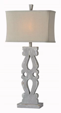 Forty West Lorelei Gray Table Lamp