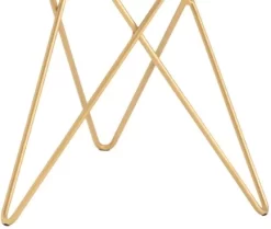 Crestview Collection Olivia Gold Accent Table -Furniture comprehensive store 43c6e3a4 917b 4d2a 927b 899f80fd9f08