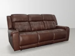 Man Wah Walnut Leather Power Reclining Sofa -Furniture comprehensive store 43ccc23c 260c 46c6 a9bf 5f6a4299699d