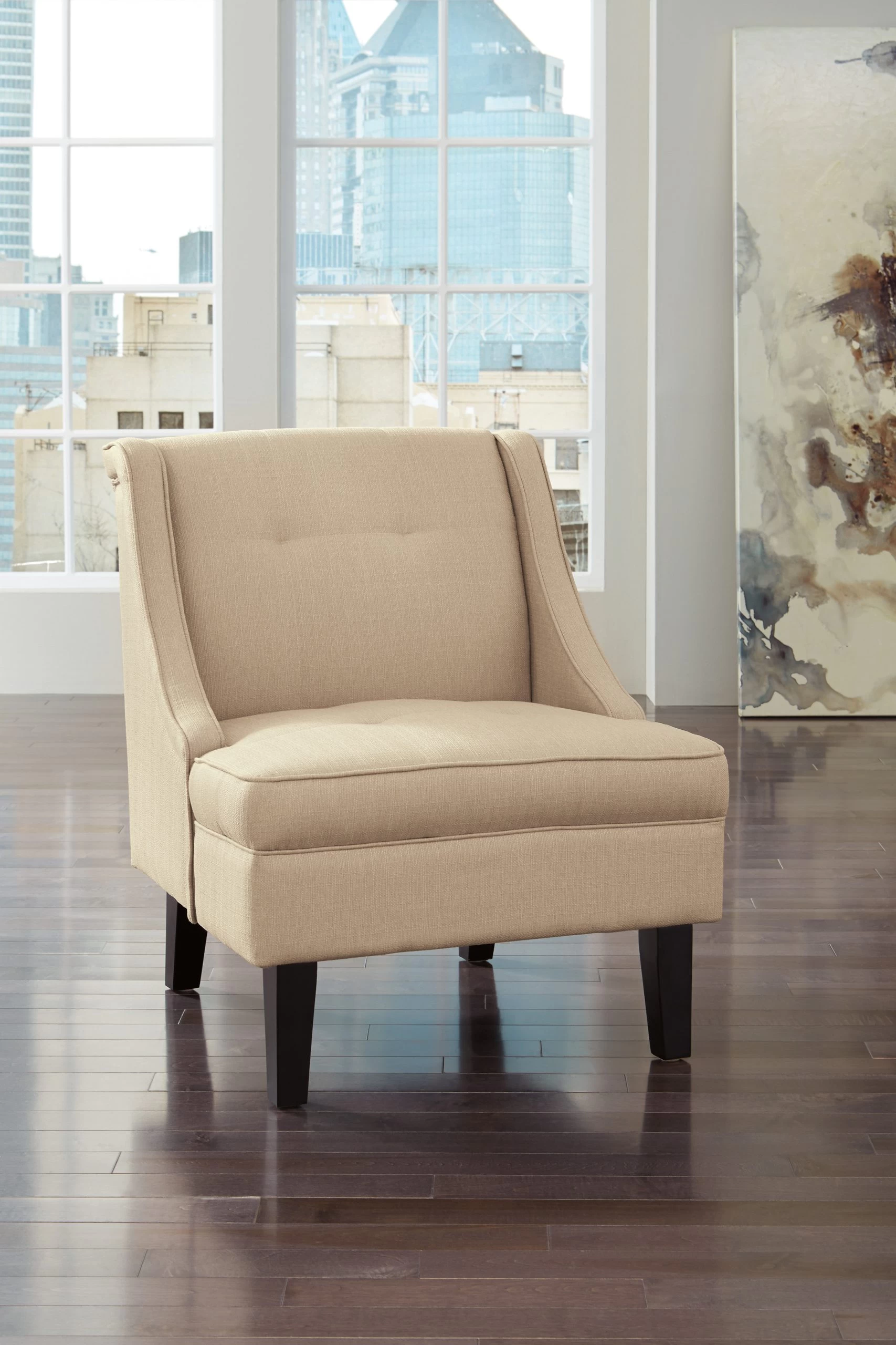 Signature Design By Ashley® Clarinda Cream Accent Chair 2 Signature Design By Ashley® Clarinda Cream Accent Chair - Image 2