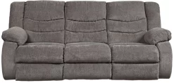 Signature Design By Ashley® Tulen Gray Reclining Sofa