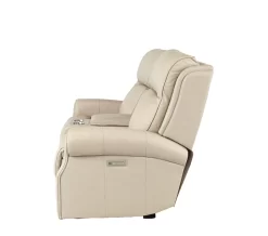 Hi-Rock Home Whitney Leather Power Reclining Console Loveseat -Furniture comprehensive store 45fdc64f 7e63 4fe5 b1bc 6236922e209f