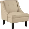 Signature Design By Ashley® Clarinda Cream Accent Chair