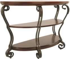 Signature Design By Ashley® Nestor Medium Brown Sofa Table