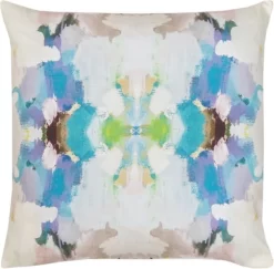 Laura Park Designs French Blue 22" X 22" Toss Pillow