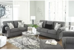 Benchcraft® Agleno Charcoal Sofa -Furniture comprehensive store 4965420b 2815 4ae2 a821 357dd7dc3060