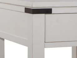 Magnussen Home® Harper Springs Silo White Shelf End Table -Furniture comprehensive store 4ae83db8 9cec 48fd 8e07 b5e22cbd2fa4