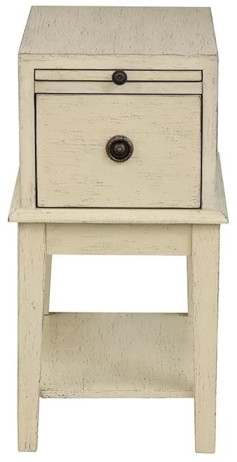 Coast2Coast Home™ Millstone Textured Ivory Table 2 Coast2Coast Home™ Millstone Textured Ivory Table - Image 2