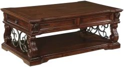 Signature Design By Ashley® Alymere Rustic Brown Lift Top Cocktail Table