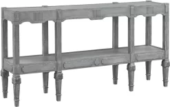 Coast2Coast Home™ Donovan Florentine Vintage Gray Console Table