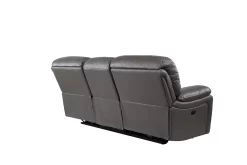Man Wah Gray Leather Power Reclining Sofa -Furniture comprehensive store 4d8eaa8c ba0a 4dee b133 f55605fbefdb