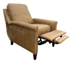 Hi-Rock Home Bowery Latte All Leather Power Recliner -Furniture comprehensive store 4da893ee 0969 4438 a787 217e4da62d41