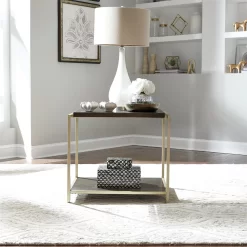 Liberty Serenity Dark Brown End Table -Furniture comprehensive store 4def6d89 721f 477c 89eb efa5084cbfac