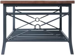 Elements International Mica 3-Piece Brown Table Set -Furniture comprehensive store 4ebffac3 78c7 4e4b a050 14ed5c3e5f5f