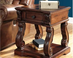 Signature Design By Ashley® Alymere Rustic Brown End Table 16 Signature Design By Ashley® Alymere Rustic Brown End Table -Furniture comprehensive store 4f17bce2 79a7 402c b2be 838b6bfd91b8