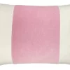 Laura Park Designs Velvet Panel Pink 14" X 20" Pillow