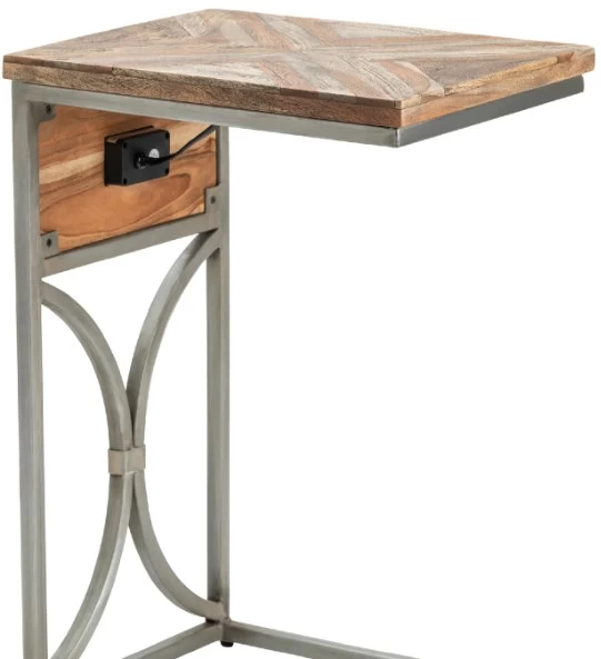 Crestview Collection Bengal Manor Brown/Gray C Side Table 4 Crestview Collection Bengal Manor Brown/Gray C Side Table - Image 4