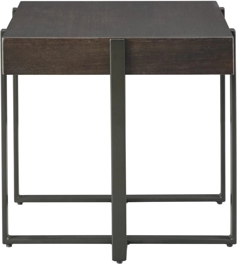 Signature Design By Ashley® Drewing Dark Brown Square End Table 3 Signature Design By Ashley® Drewing Dark Brown Square End Table - Image 3