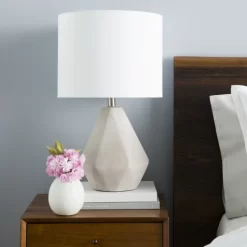 Surya Stonington Light Gray Table Lamp -Furniture comprehensive store 501e5841 e658 4b5f 860c 5f1b85c87fd7